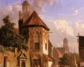 阿德里亚努斯 埃沃森 : View Of A Dutch Street